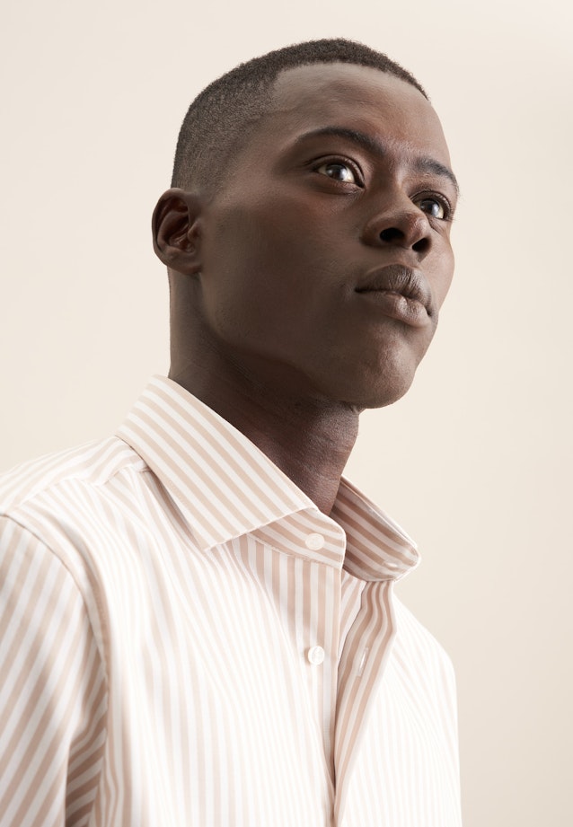 Regular Chemise d'affaires rayures in Beige |  Seidensticker Onlineshop