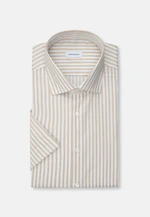 Regular Business Hemd Streifen in Beige |  Seidensticker Onlineshop
