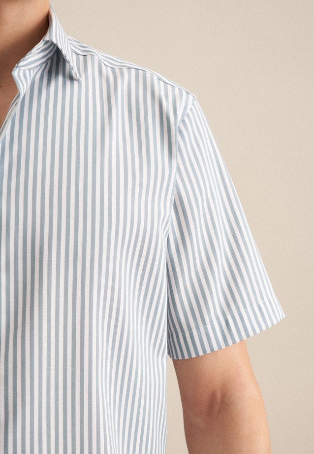 Regular Business shirt Stripe in Green |  Seidensticker Onlineshop