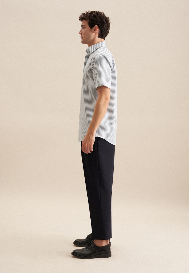 Regular Business shirt Stripe in Green |  Seidensticker Onlineshop