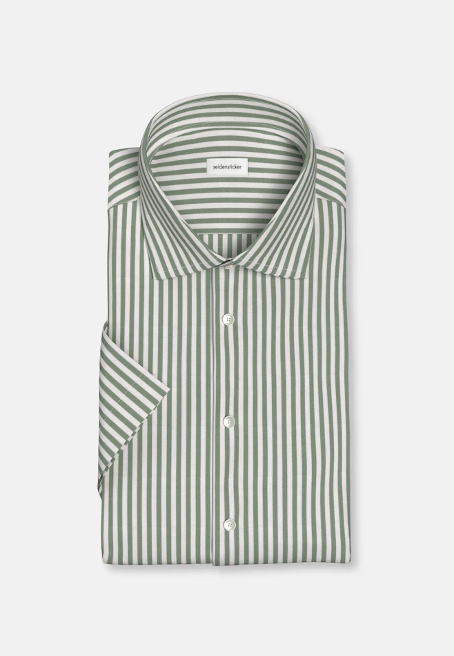 Regular Business shirt Stripe in Green | Seidensticker online shop