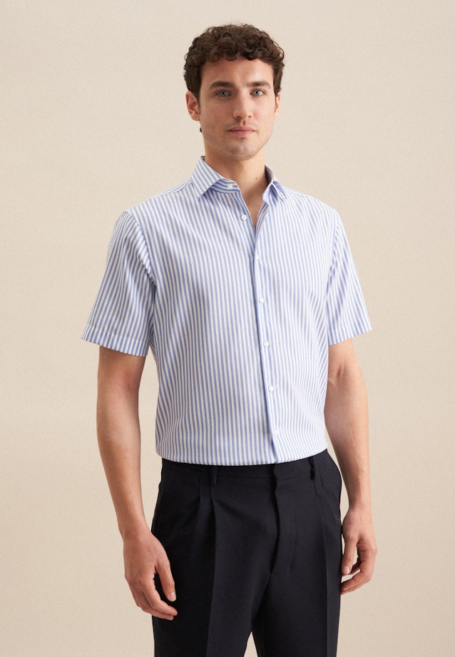 Regular Business shirt Stripe in Light Blue |  Seidensticker Onlineshop