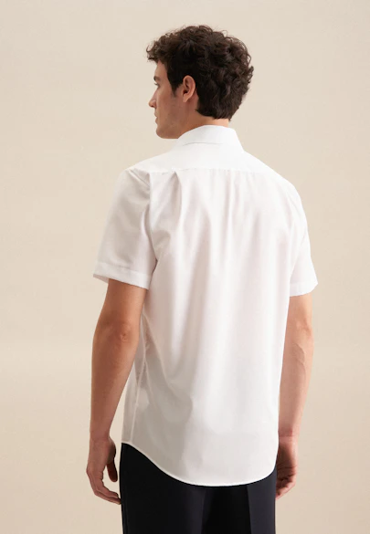 Regular Business shirt Uni in White |  Seidensticker Onlineshop