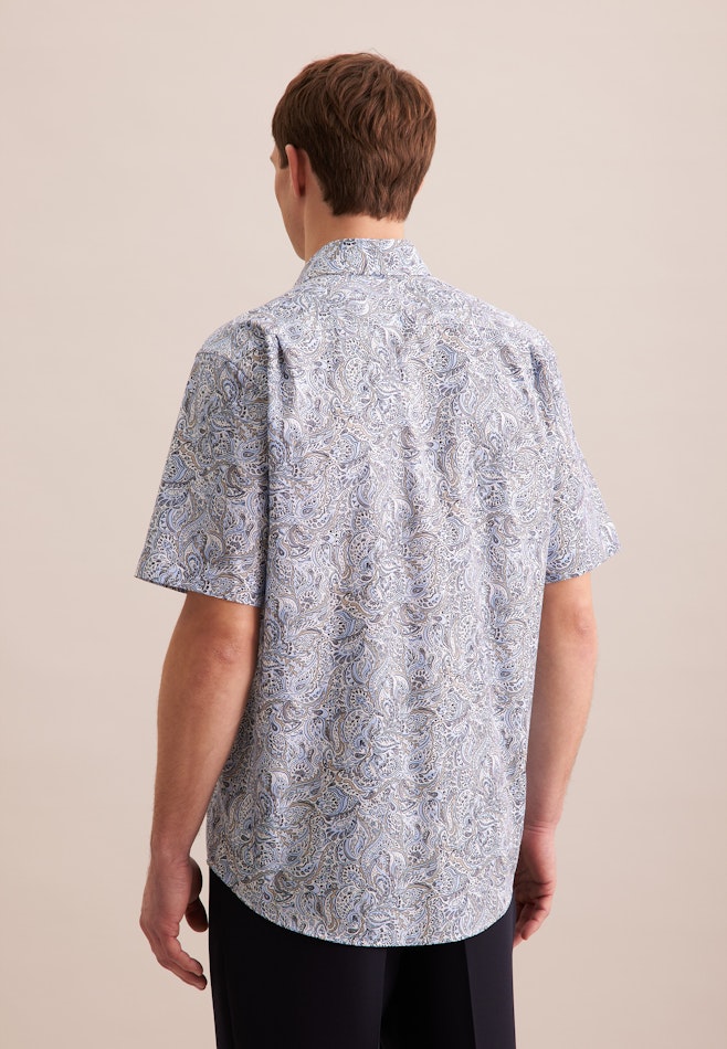 Comfort Business shirt Floral in Light Blue | Seidensticker online shop