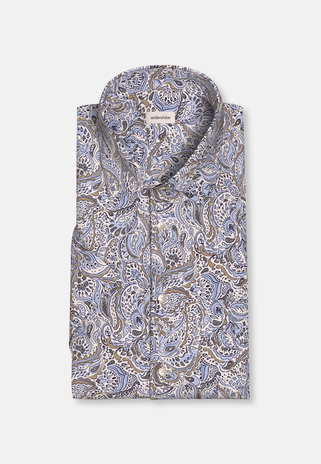 Comfort Chemise d'affaires Floral in Bleu Clair |  Seidensticker Onlineshop