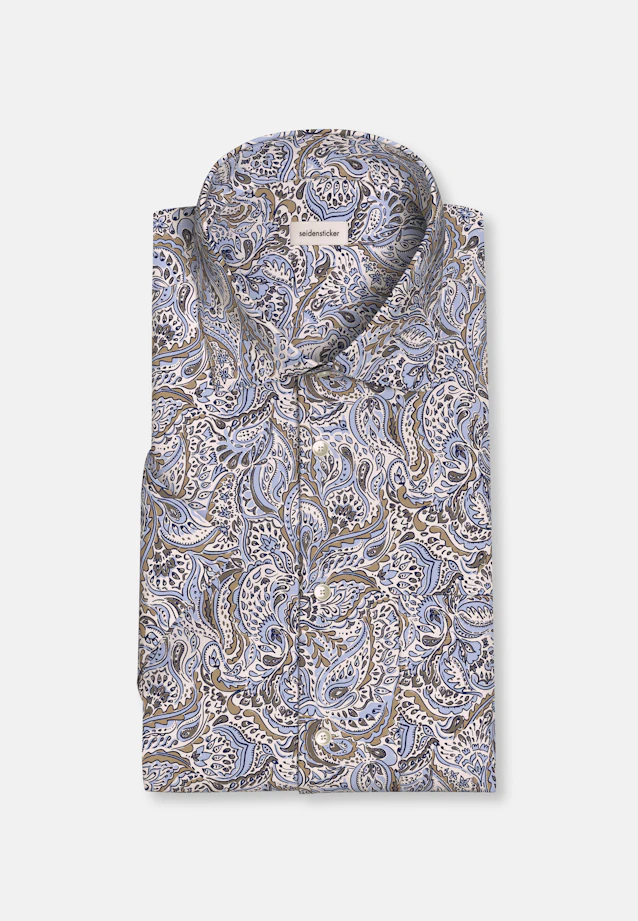 Comfort Business Hemd Floral in Hellblau |  Seidensticker Onlineshop
