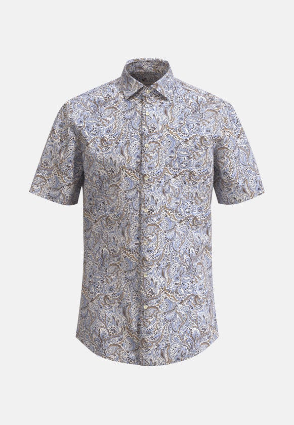 Comfort Chemise d'affaires Floral in Bleu Clair |  Seidensticker Onlineshop