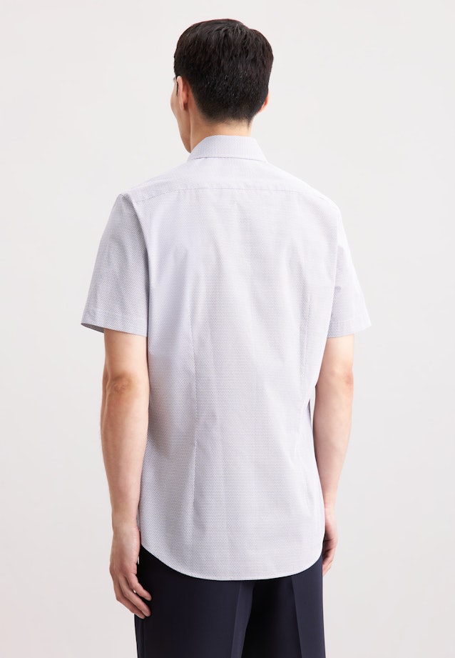 Shaped Business Hemd Druck in Beige |  Seidensticker Onlineshop