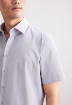 Shaped Business Hemd Druck in Beige |  Seidensticker Onlineshop