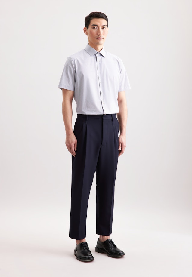 Shaped Business Hemd Druck in Beige |  Seidensticker Onlineshop