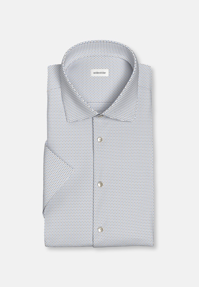 Shaped Business Hemd Druck in Beige | Seidensticker Onlineshop