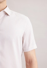 Shaped Business Hemd Streifen in Beige |  Seidensticker Onlineshop