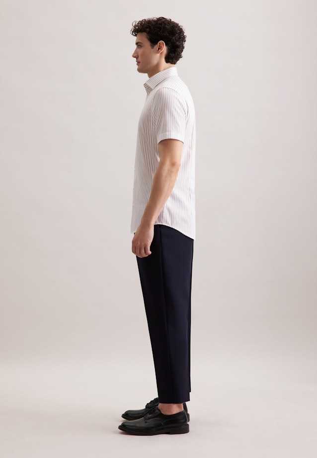 Shaped Chemise d'affaires rayures in Beige |  Seidensticker Onlineshop