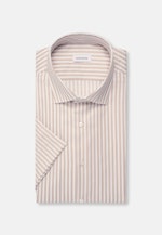 Shaped Business Hemd Streifen in Beige |  Seidensticker Onlineshop