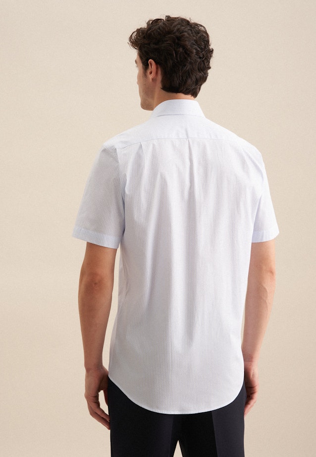 Regular Business Hemd Druck in Hellblau |  Seidensticker Onlineshop