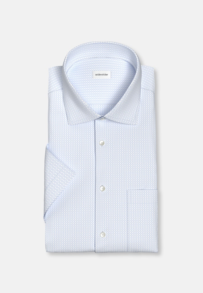 Regular Business Hemd Druck in Hellblau | Seidensticker Onlineshop