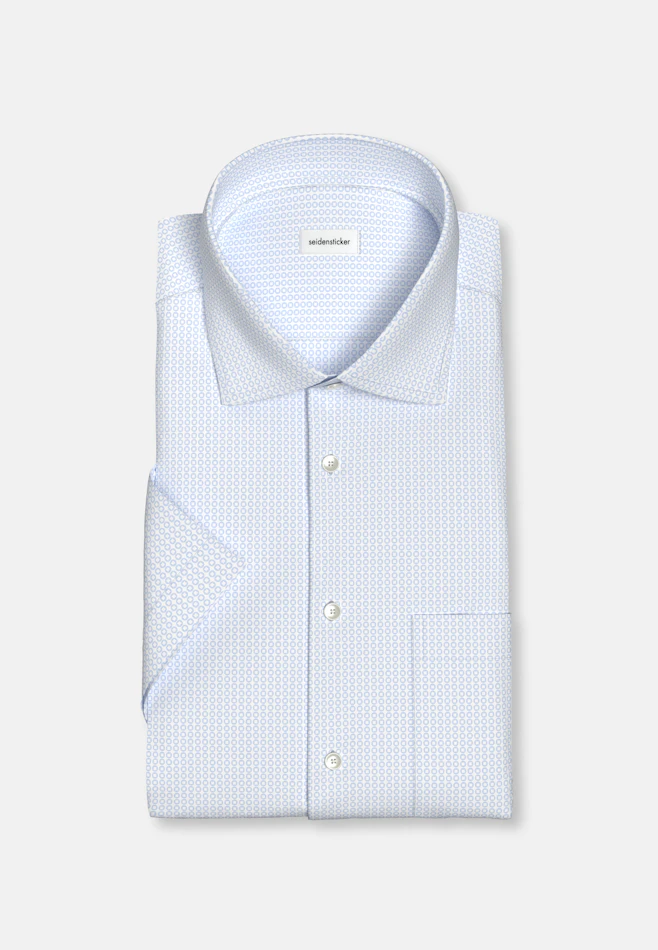 Regular Chemise d'affaires Imprimé dans Bleu Clair | Boutique en ligne Seidensticker