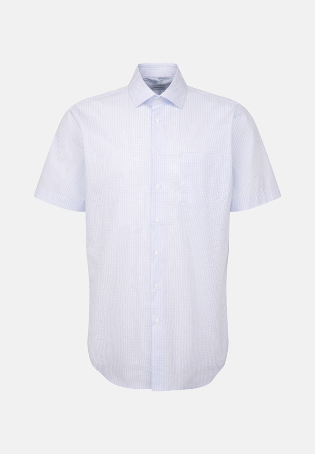 Regular Business Hemd Druck in Hellblau |  Seidensticker Onlineshop