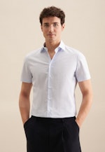 Shaped Chemise d'affaires Imprimé in Bleu Clair |  Seidensticker Onlineshop