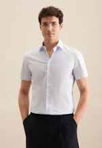 Shaped Business shirt Print in Light Blue |  Seidensticker Onlineshop