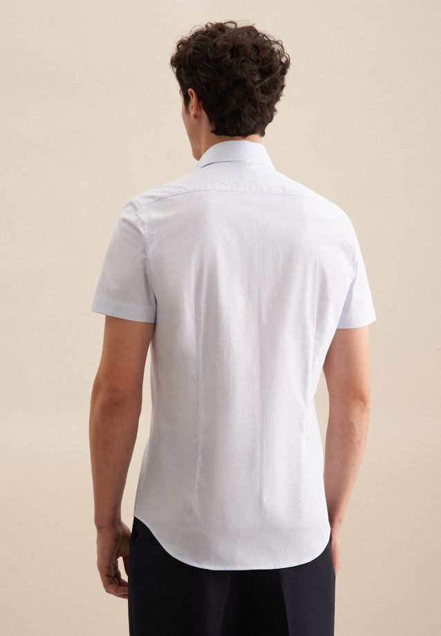 Shaped Chemise d'affaires Imprimé in Bleu Clair |  Seidensticker Onlineshop