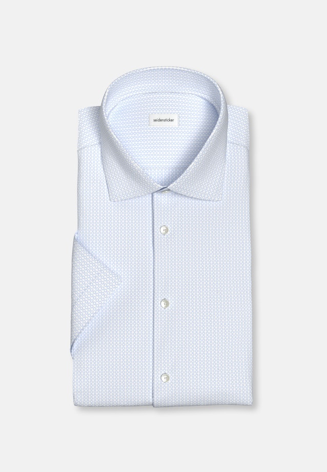 Shaped Chemise d'affaires Imprimé in Bleu Clair |  Seidensticker Onlineshop