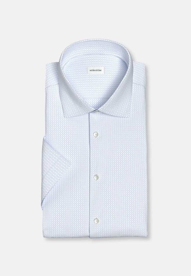 Shaped Chemise d'affaires Imprimé dans Bleu Clair | Boutique en ligne Seidensticker