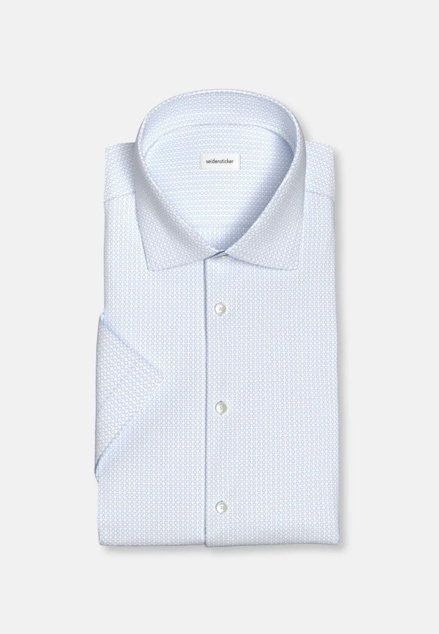 Shaped Business shirt Print in Light Blue |  Seidensticker Onlineshop