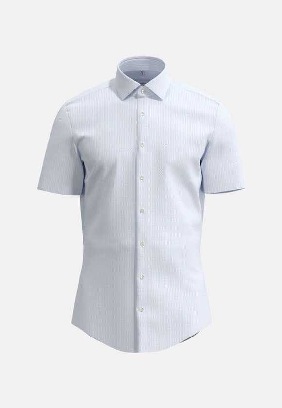 Shaped Chemise d'affaires Imprimé in Bleu Clair |  Seidensticker Onlineshop