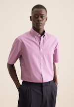 Regular Business shirt Print in Pink |  Seidensticker Onlineshop