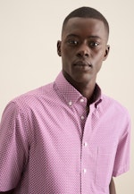 Regular Business shirt Print in Pink |  Seidensticker Onlineshop