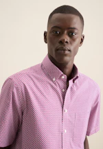Regular Business Hemd Druck in Rosa/Pink |  Seidensticker Onlineshop