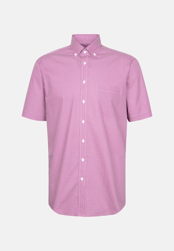 Regular Business shirt Print in Pink |  Seidensticker Onlineshop