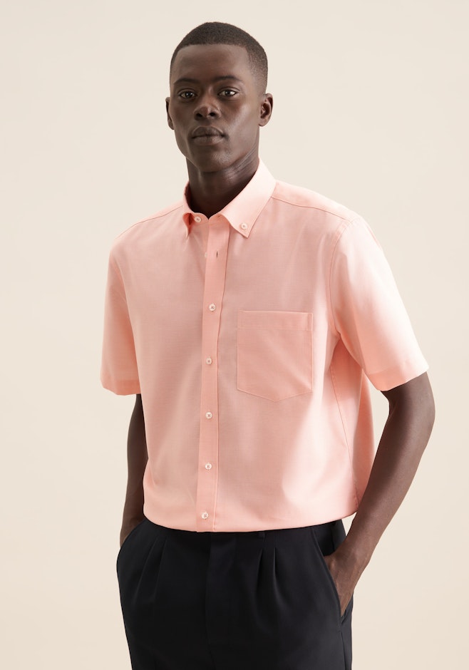 Regular Chemise d'affaires Structure dans Orange | Boutique en ligne Seidensticker