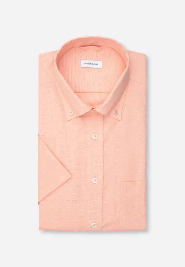 Regular Business Hemd Struktur in Orange |  Seidensticker Onlineshop
