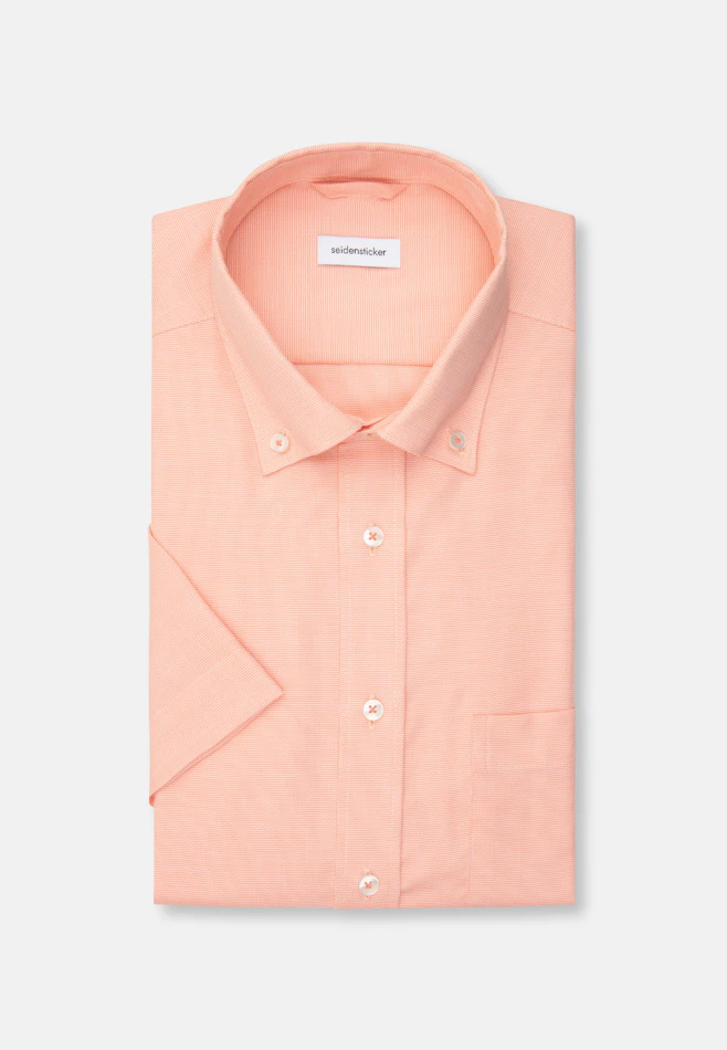 Regular Business Hemd Struktur in Orange | Seidensticker Onlineshop