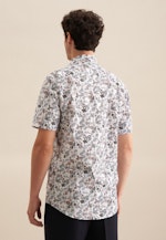 Regular Chemise d'affaires Imprimé in Orange |  Seidensticker Onlineshop