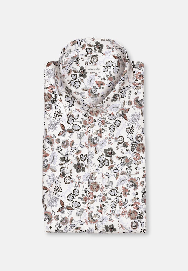 Regular Chemise d'affaires Imprimé in Orange |  Seidensticker Onlineshop