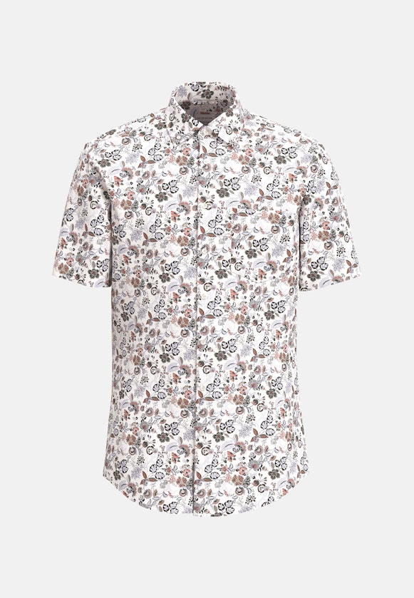 Regular Chemise d'affaires Imprimé in Orange |  Seidensticker Onlineshop