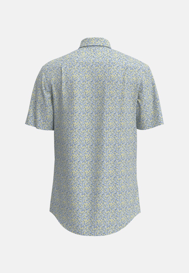 Regular Business shirt Print in Yellow |  Seidensticker Onlineshop