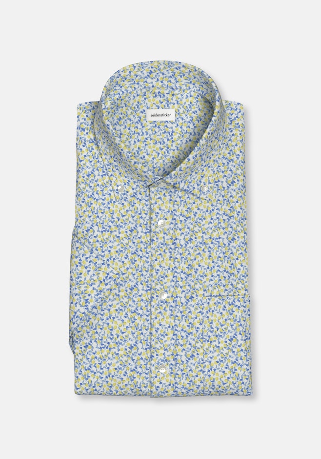 Regular Chemise d'affaires Imprimé dans Jaune | Boutique en ligne Seidensticker