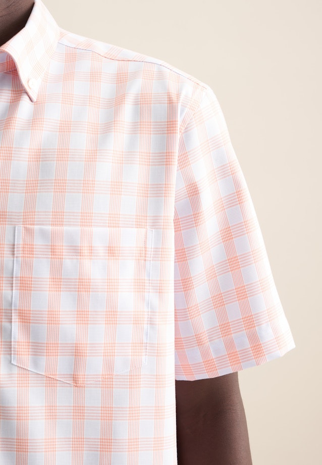 Comfort Chemise d'affaires carreaux in Orange |  Seidensticker Onlineshop