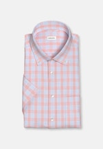 Comfort Business Hemd Karo in Orange |  Seidensticker Onlineshop