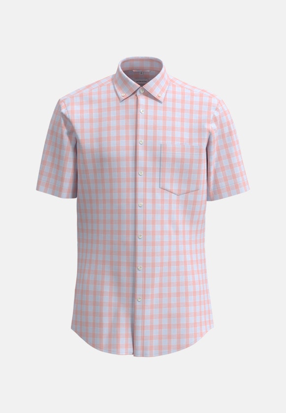 Comfort Chemise d'affaires carreaux in Orange |  Seidensticker Onlineshop
