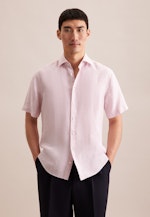Regular Business Hemd Uni in Rosa/Pink |  Seidensticker Onlineshop