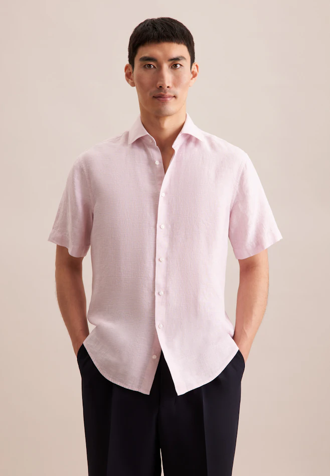 Regular Business Hemd Uni in Rosa/Pink | Seidensticker Onlineshop
