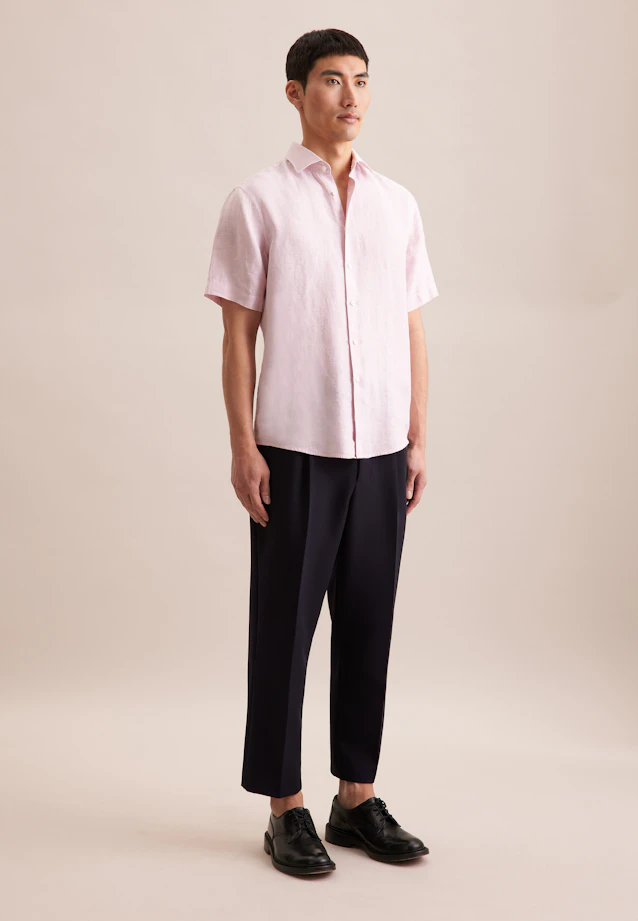 Regular Business Hemd Uni in Rosa/Pink |  Seidensticker Onlineshop