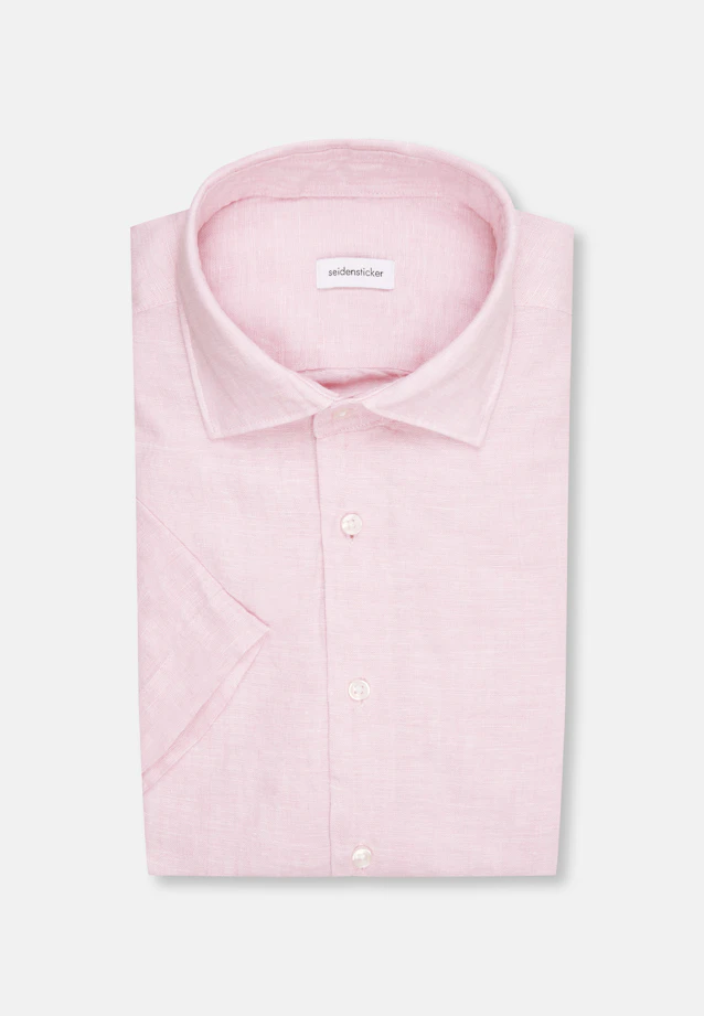 Regular Business Hemd Uni in Rosa/Pink |  Seidensticker Onlineshop