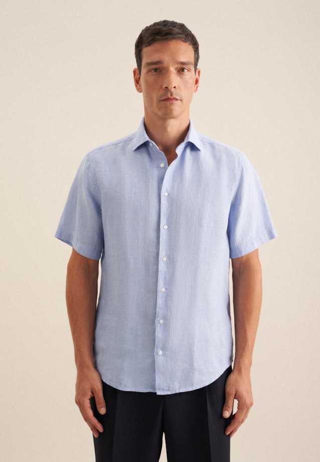 Regular Business shirt Uni in Light Blue |  Seidensticker Onlineshop