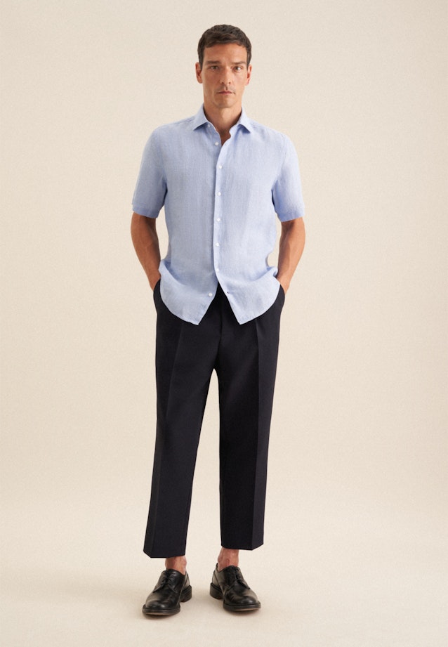 Regular Business shirt Uni in Light Blue |  Seidensticker Onlineshop